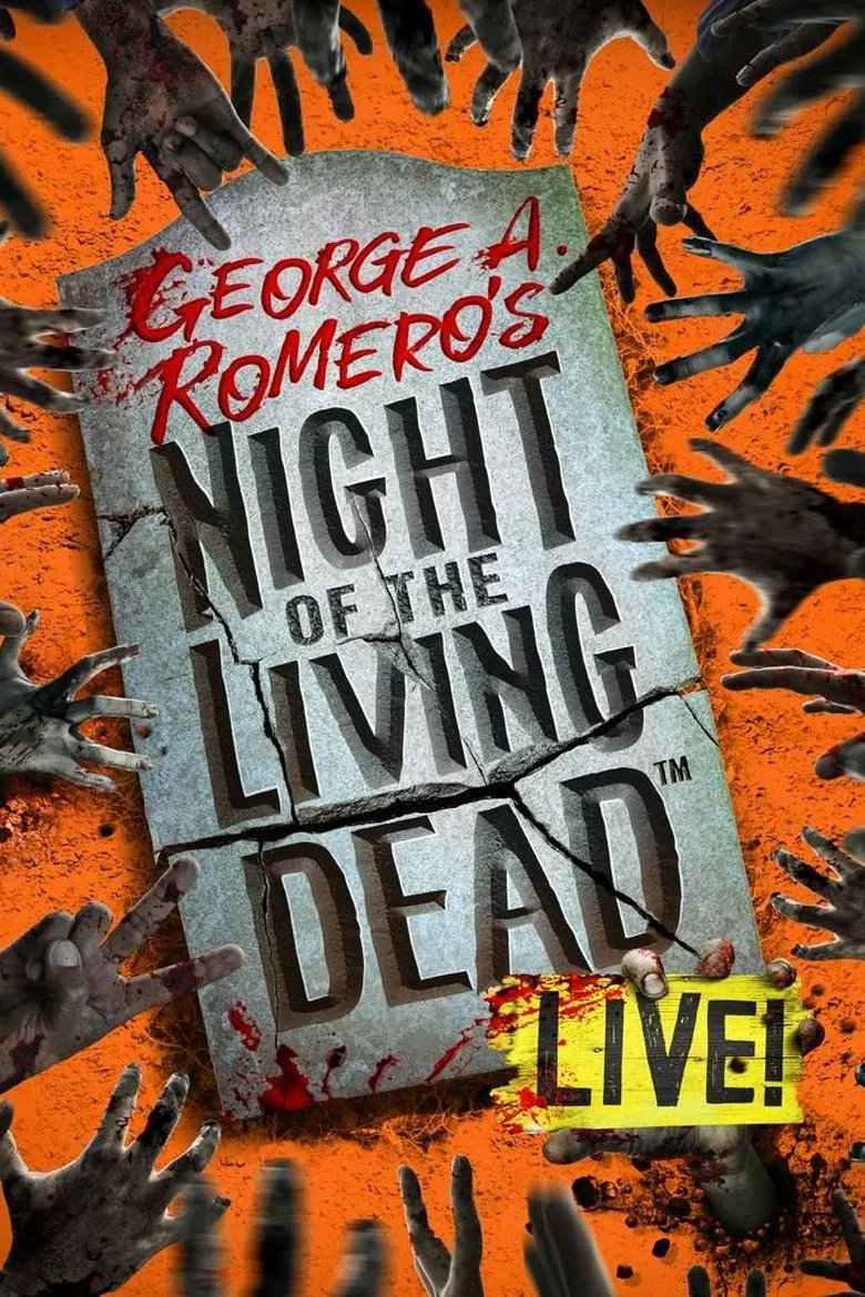 Night of the Living Dead Live poster background