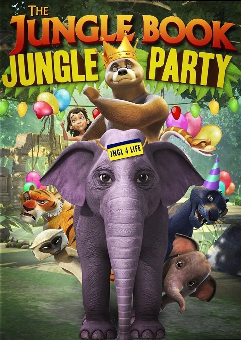 The Jungle Book Jungle Party poster background