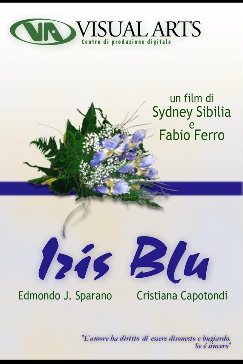 Iris Blu poster background