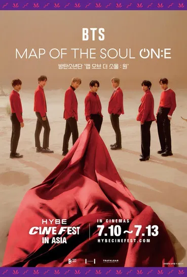 BTS MAP OF THE SOUL ON:E poster background