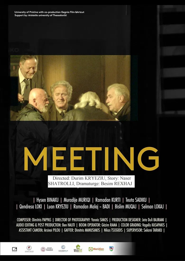 Meeting poster background
