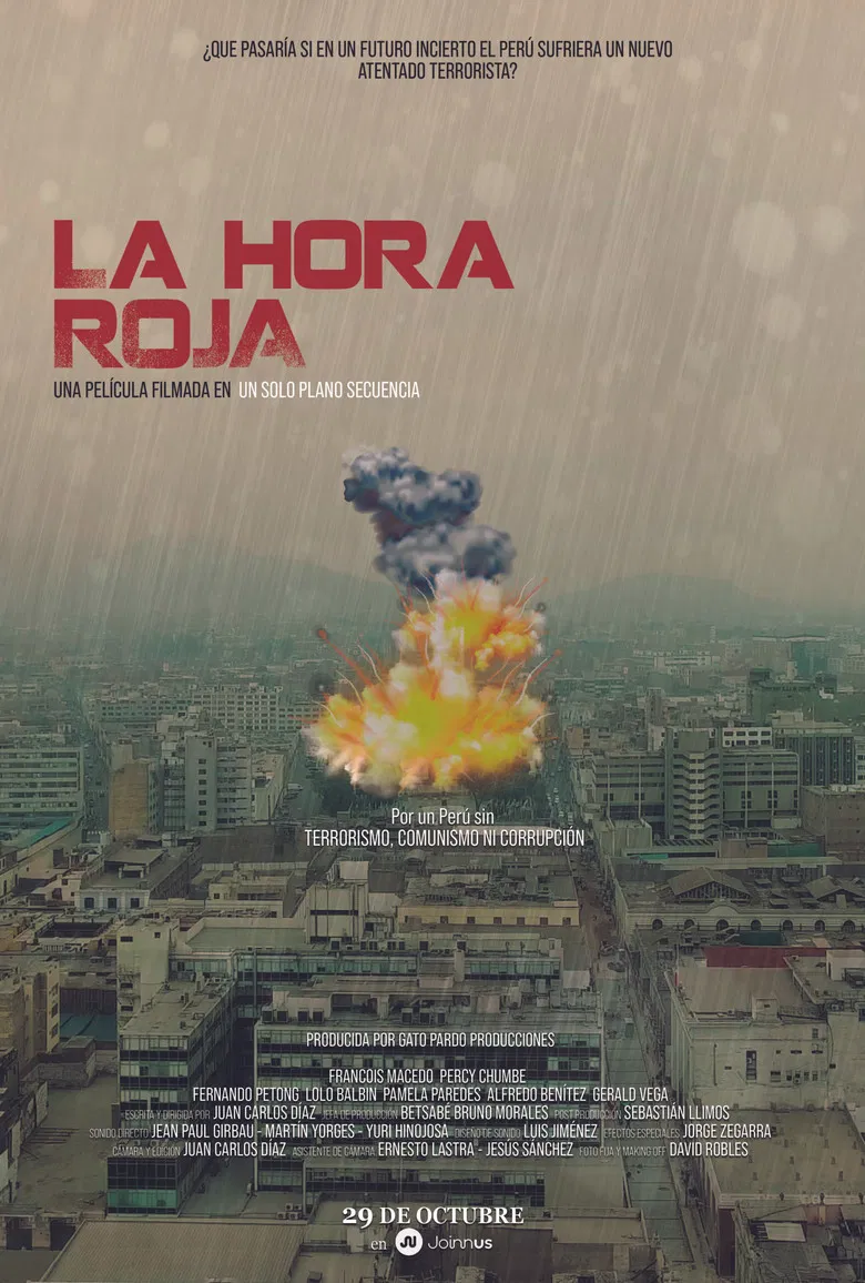 La hora roja poster background