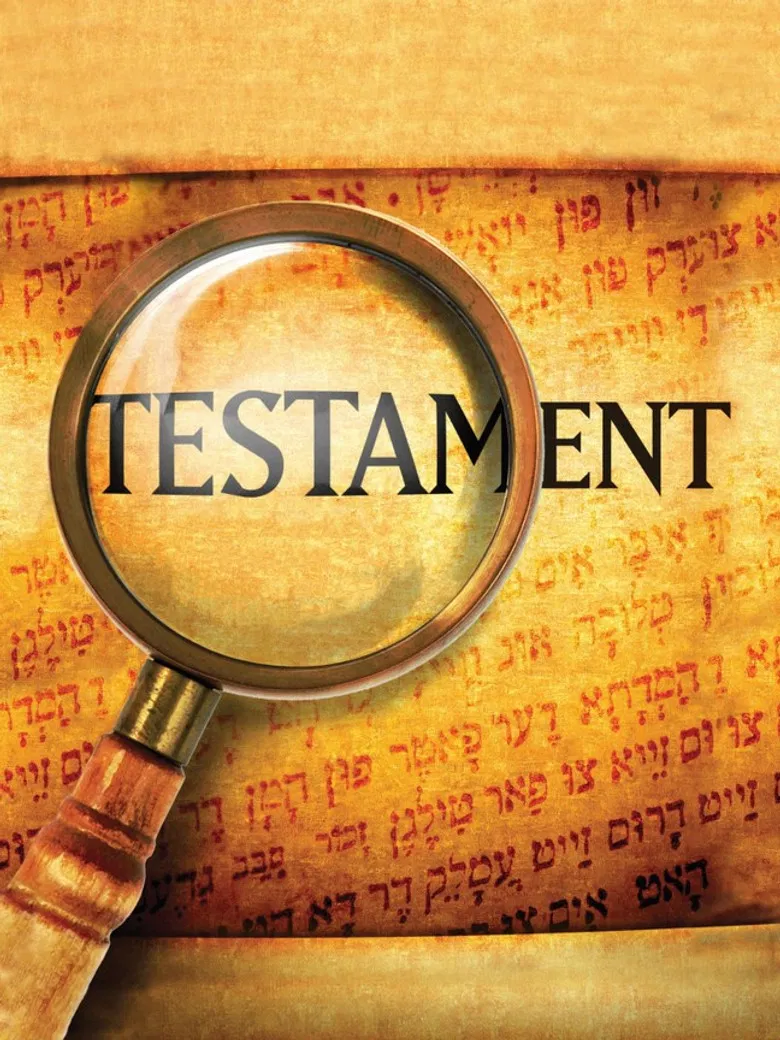 Testament poster background