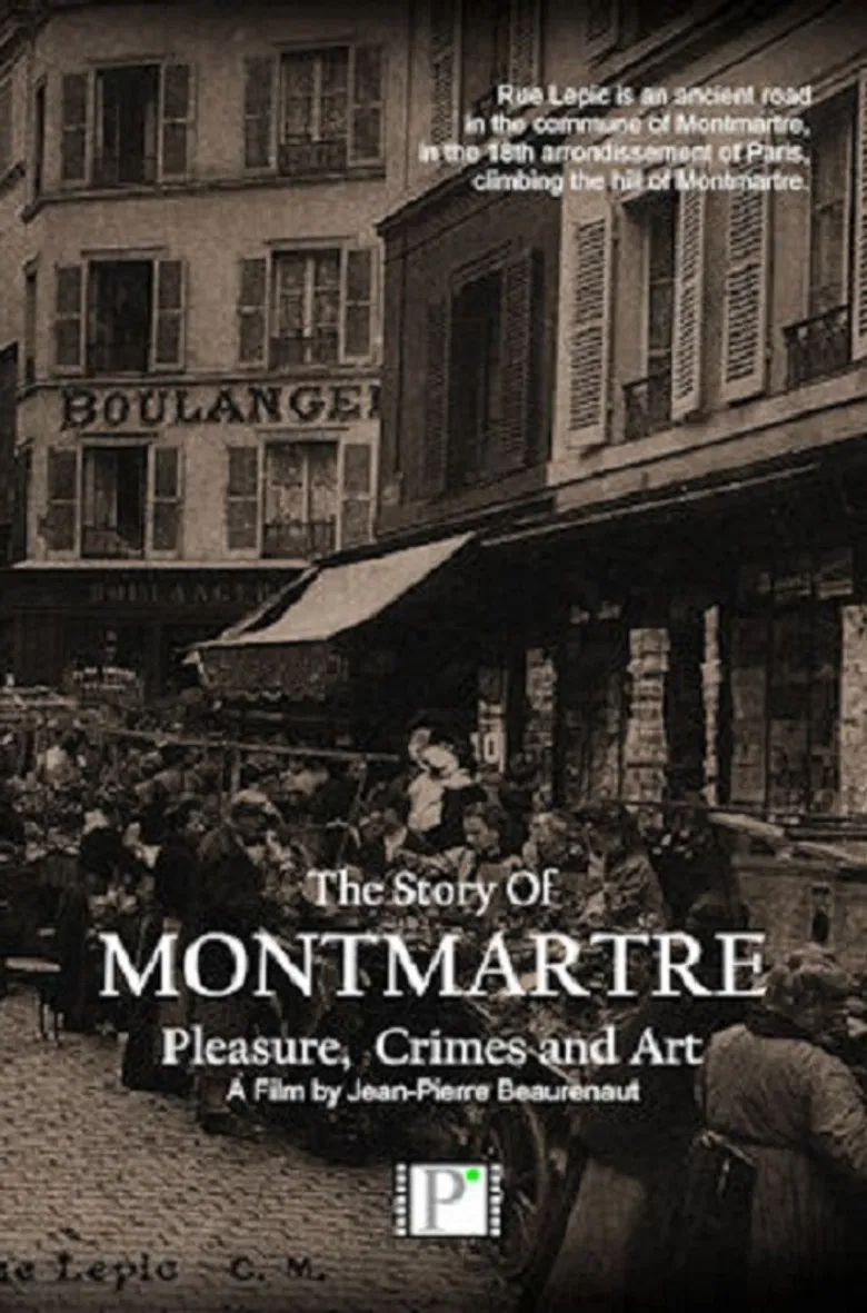 Montmartre…Pleasure, Crimes and Art poster background