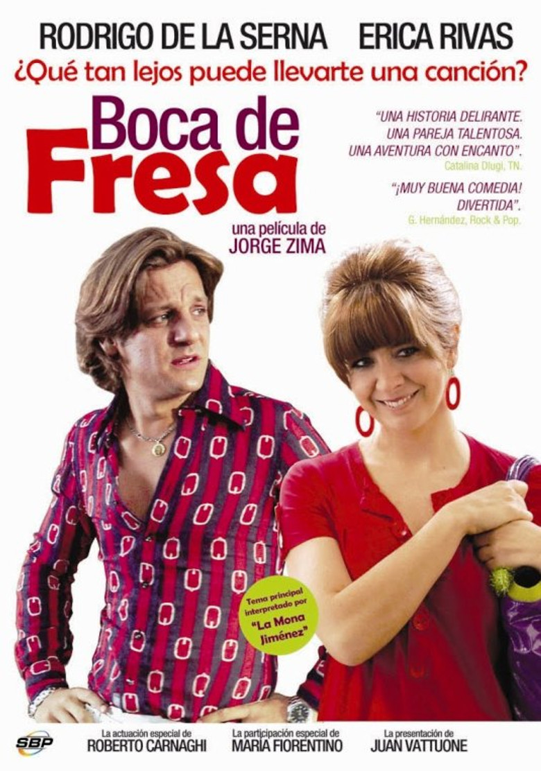 Boca de fresa poster background