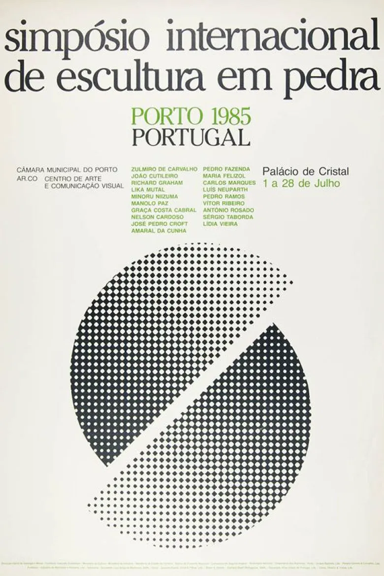 Simpósio Internacional de Escultura em Pedra poster background