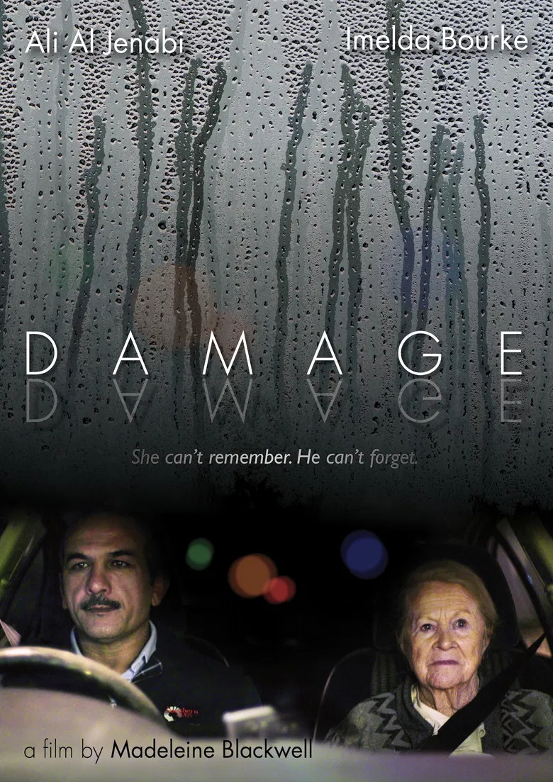 Damage poster background