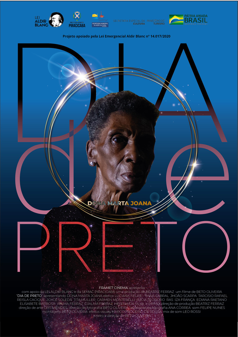 Dia de Preto poster background