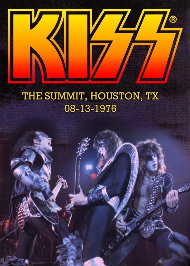Kiss: Live at the Houston Summit poster background