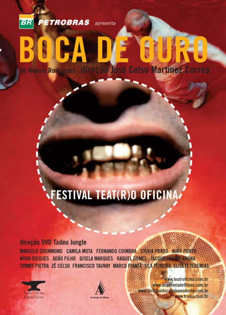 Boca de Ouro poster background