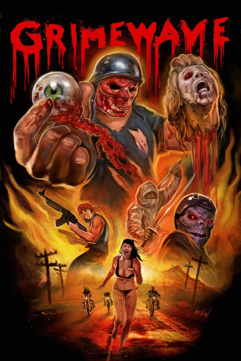 Grimewave: Cockface III poster background