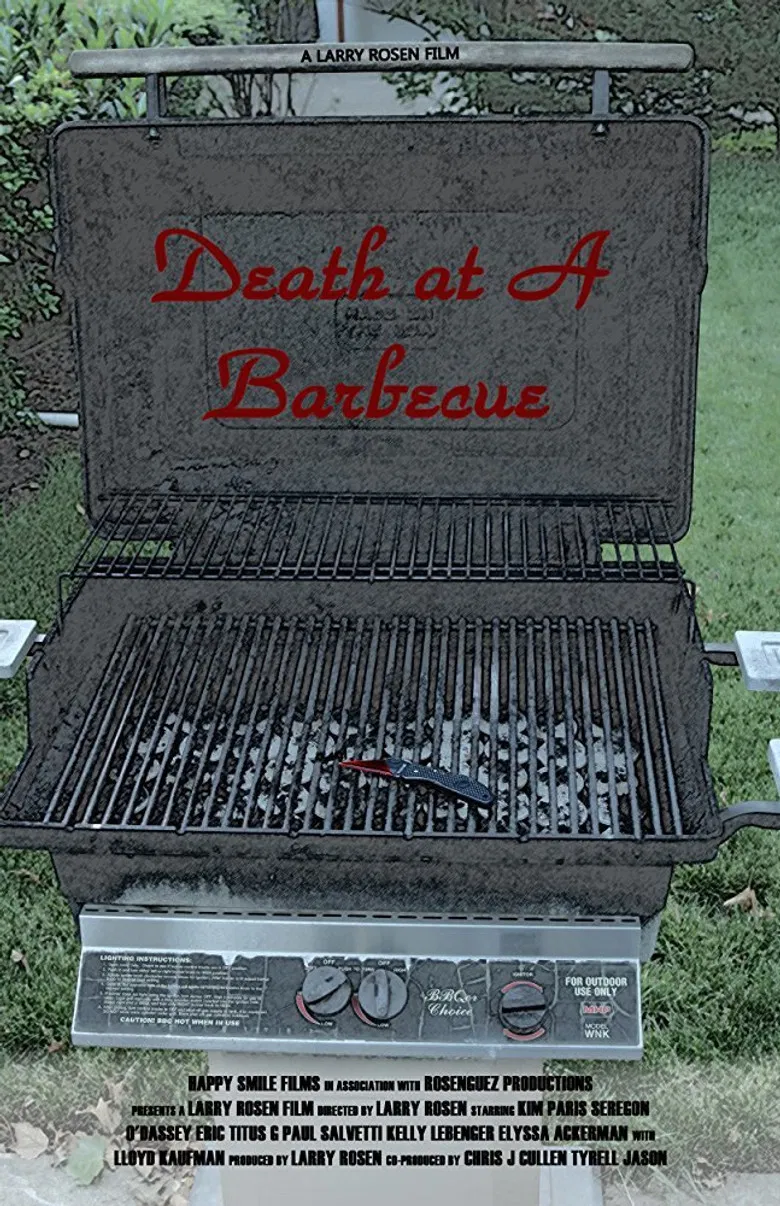 Death at a Barbecue poster background