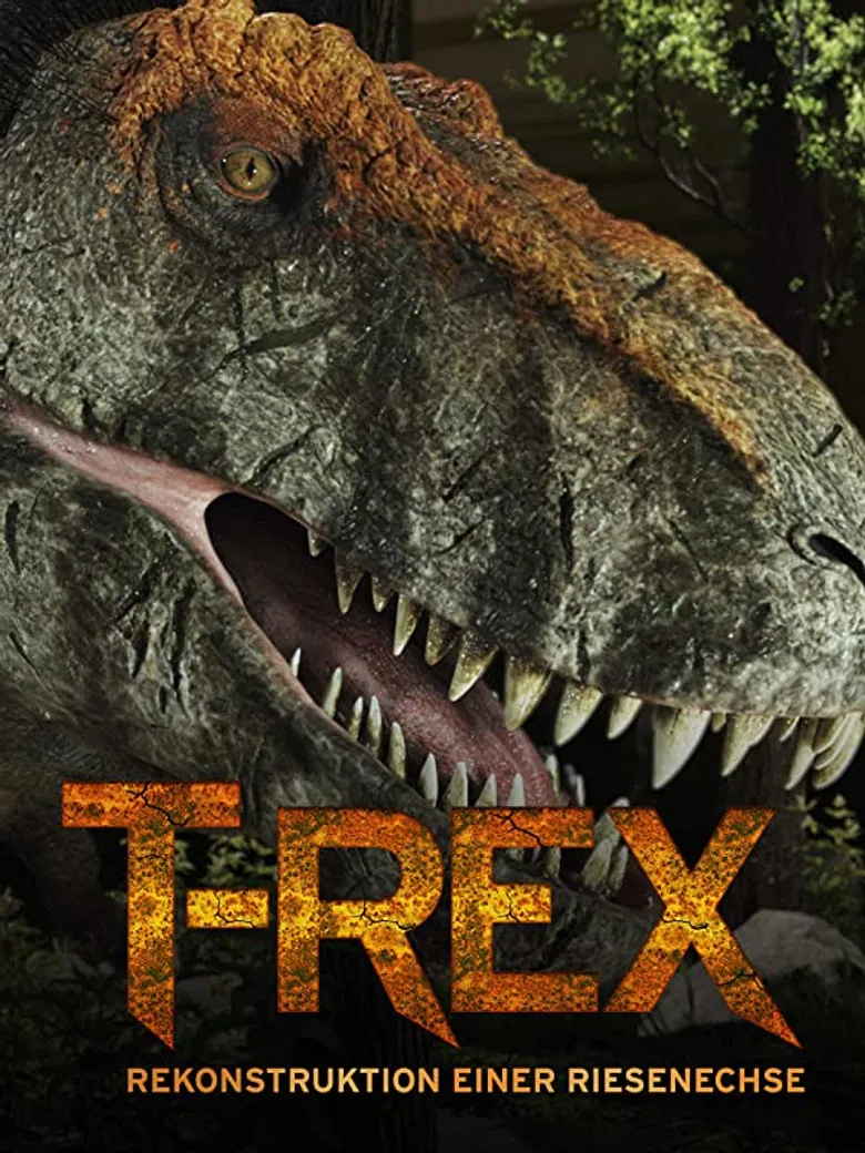T-Rex - Rekonstruktion einer Riesenechse poster background