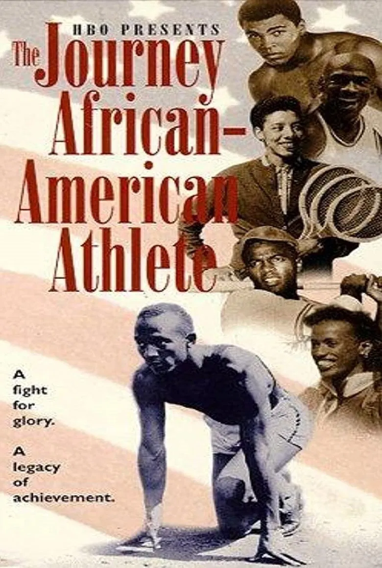 The Journey of the African-American Athlete poster background