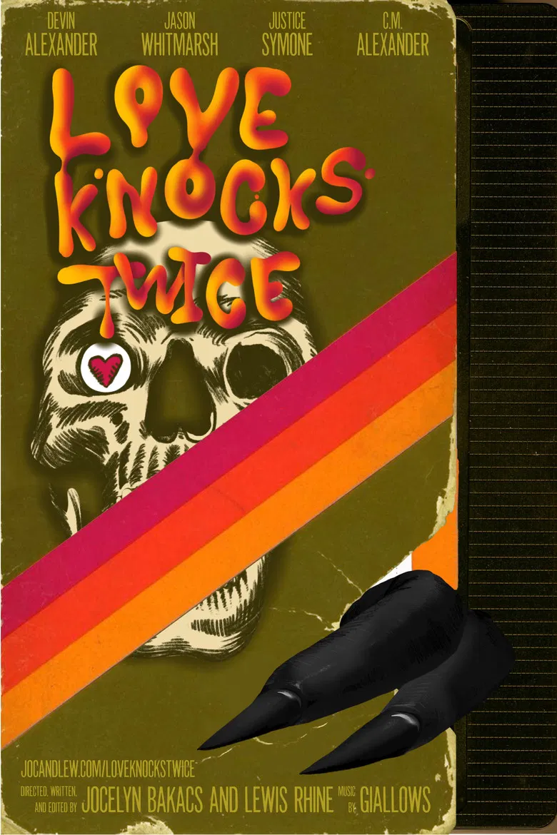 Love Knocks Twice poster background
