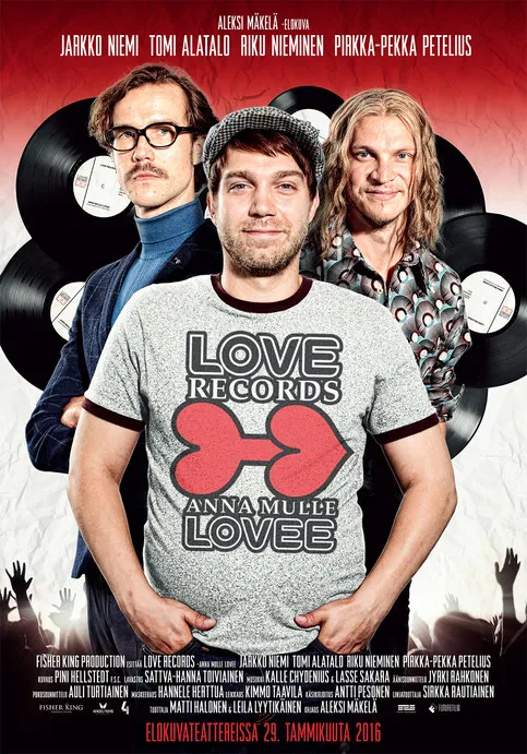 Love Records poster background