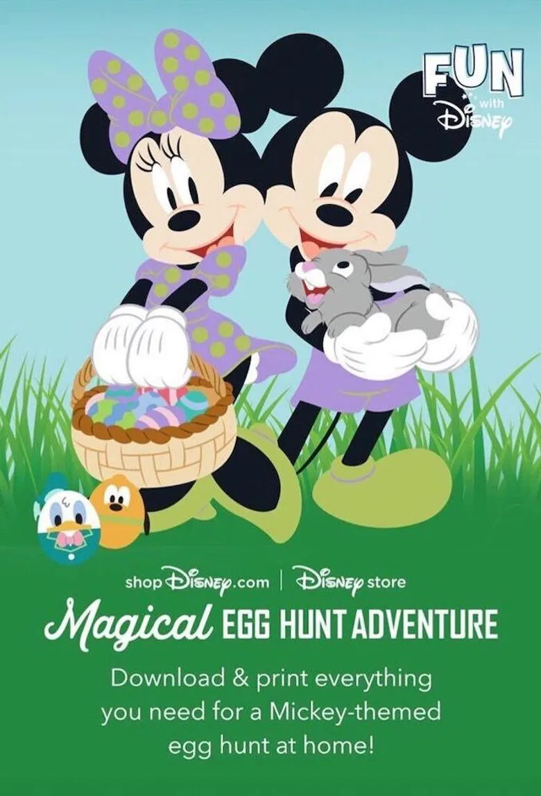 The Great Disney Easter Egg Hunt poster background