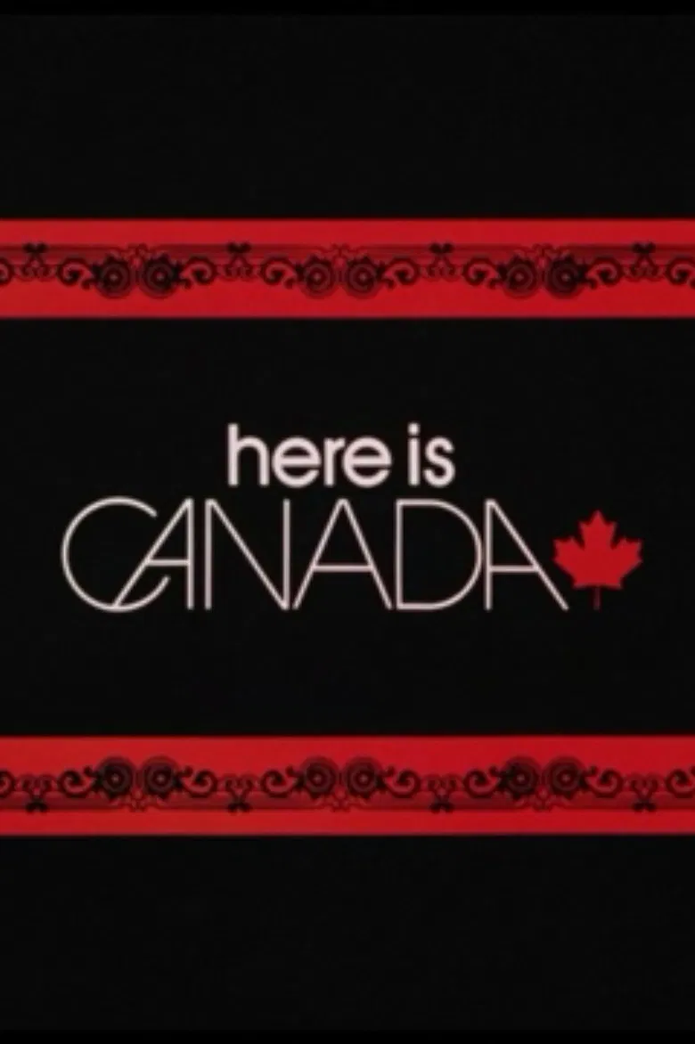 Here is Canada poster background