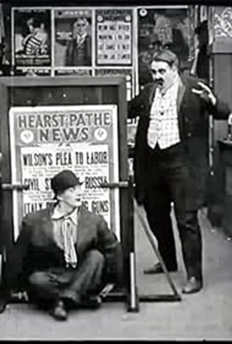 His Busy Day poster background