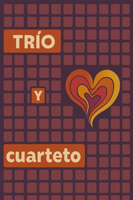 Trio y cuarteto poster background