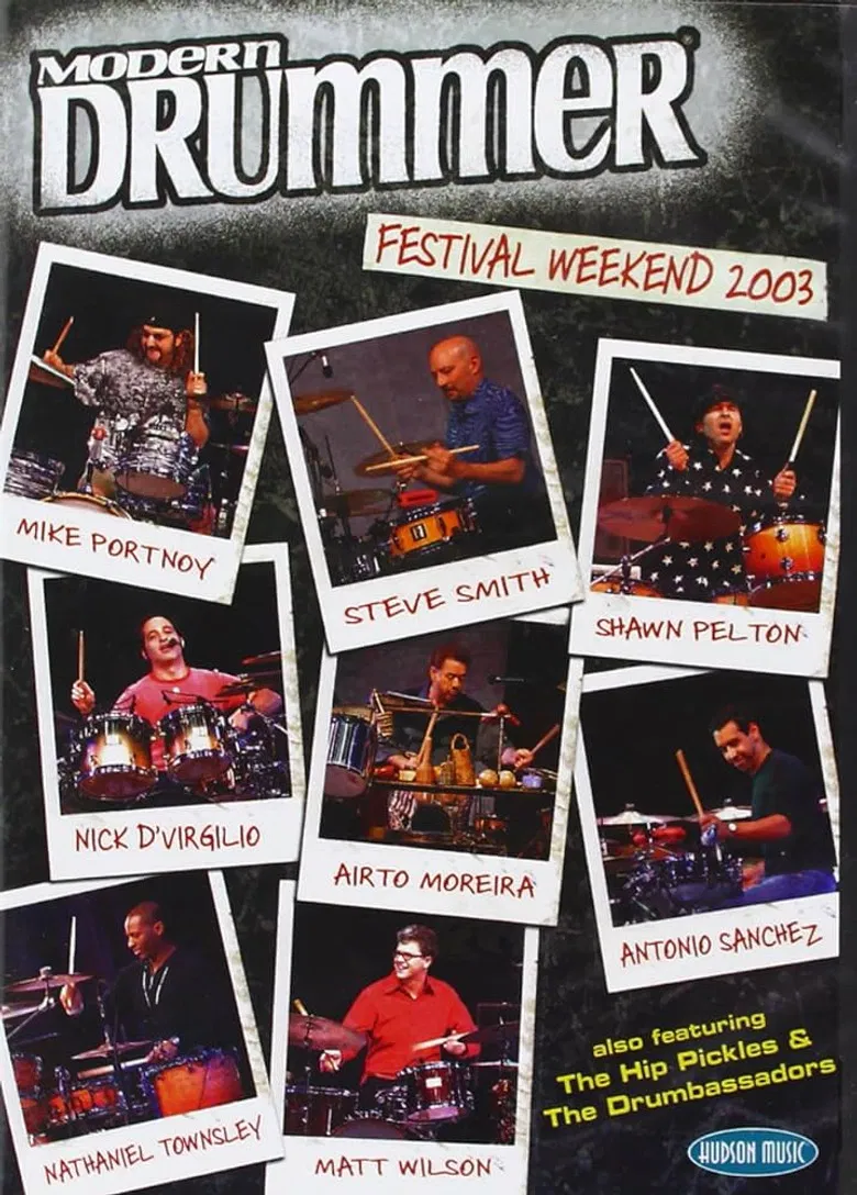 Modern Drummer Festival Weekend 2003 poster background