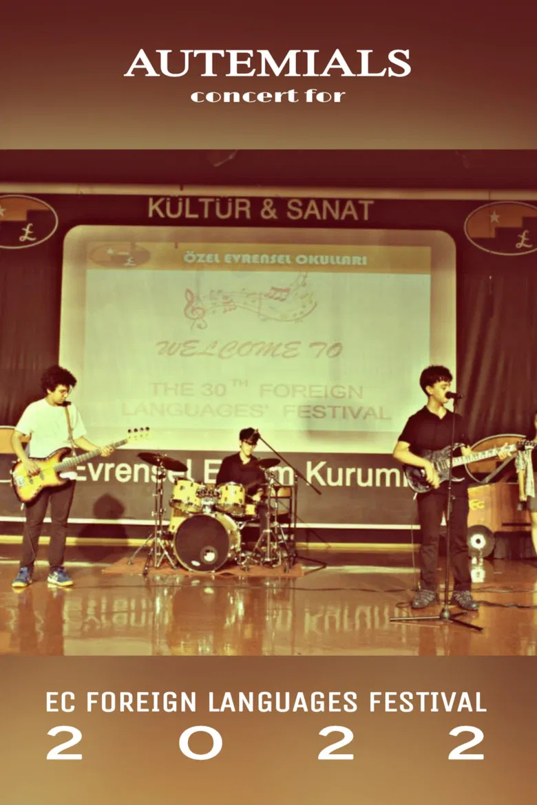 Autemials - Concert for EC Foreign Languages Festival 2022 poster background