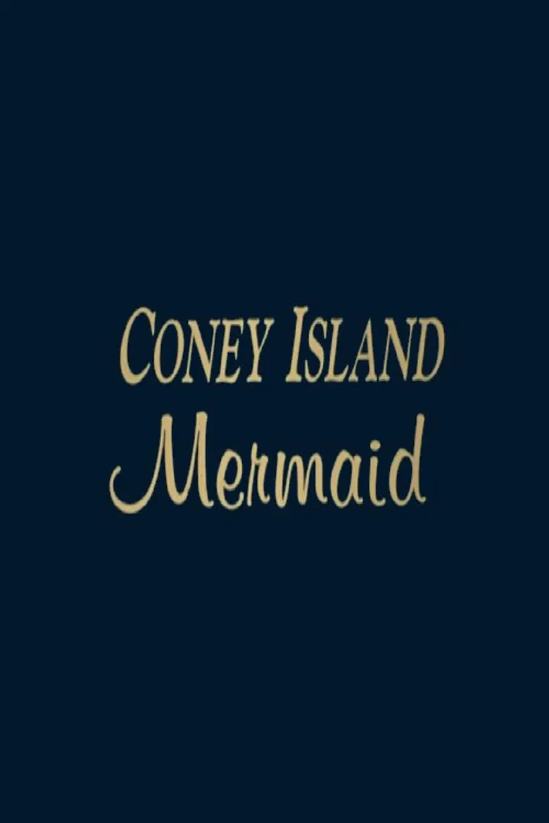Coney Island Mermaid poster background