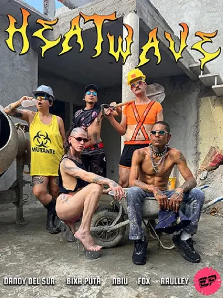 Heatwave poster background