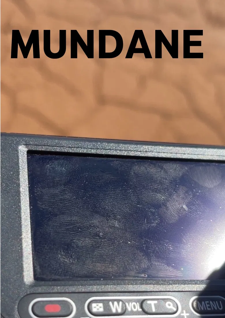 Mundane poster background