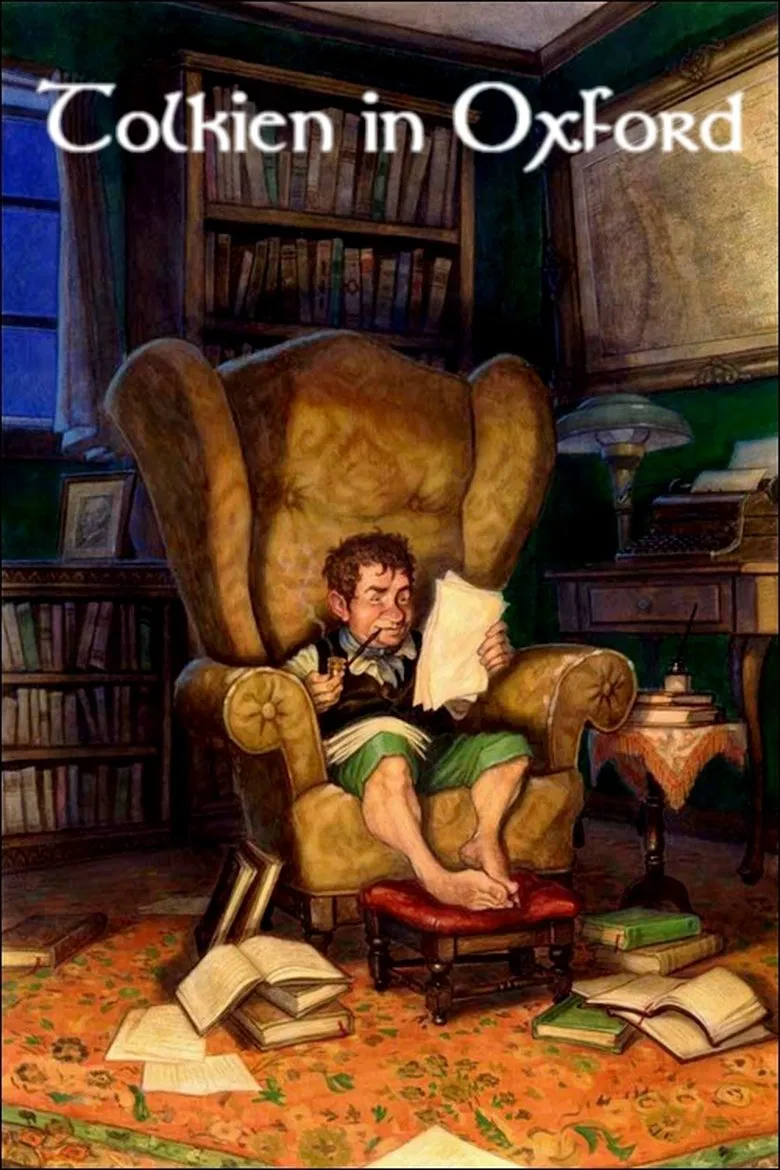 Tolkien in Oxford poster background