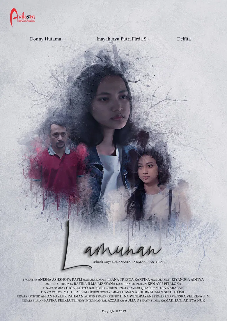 Lamunan poster background