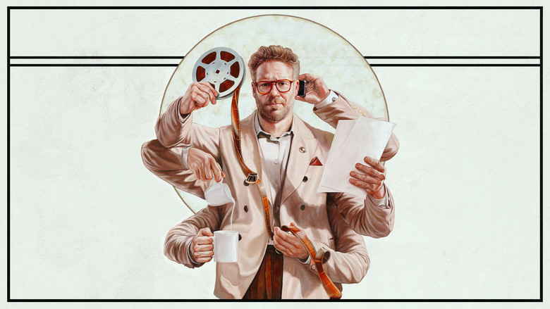 Seth Rogen as Matt Remick navigating the chaos of Continental Studios