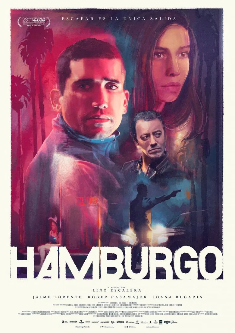 Hamburg poster background