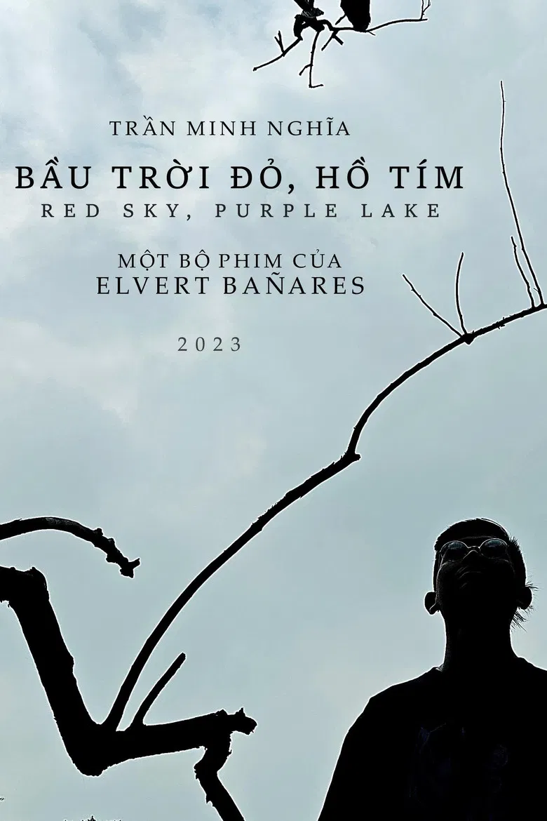 Red Sky, Purple Lake poster background