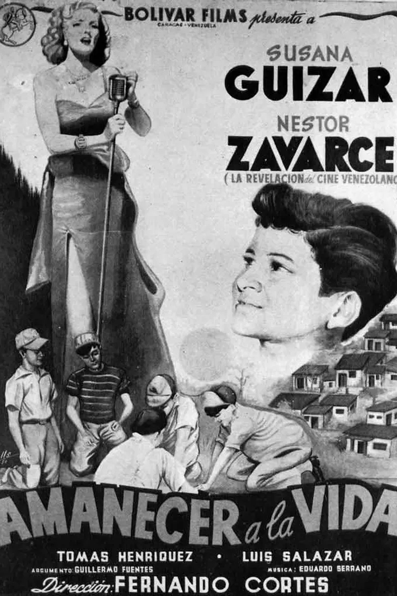 Amanecer a la vida poster background