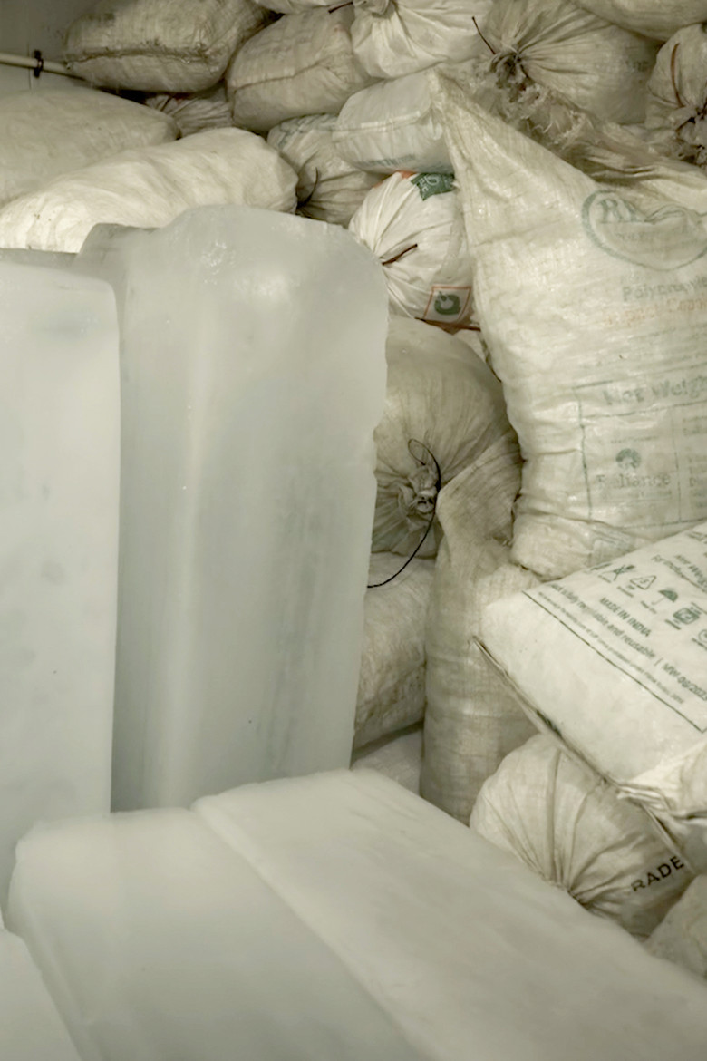 Moving Ice poster background