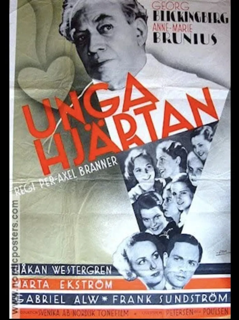 Unga hjärtan poster background