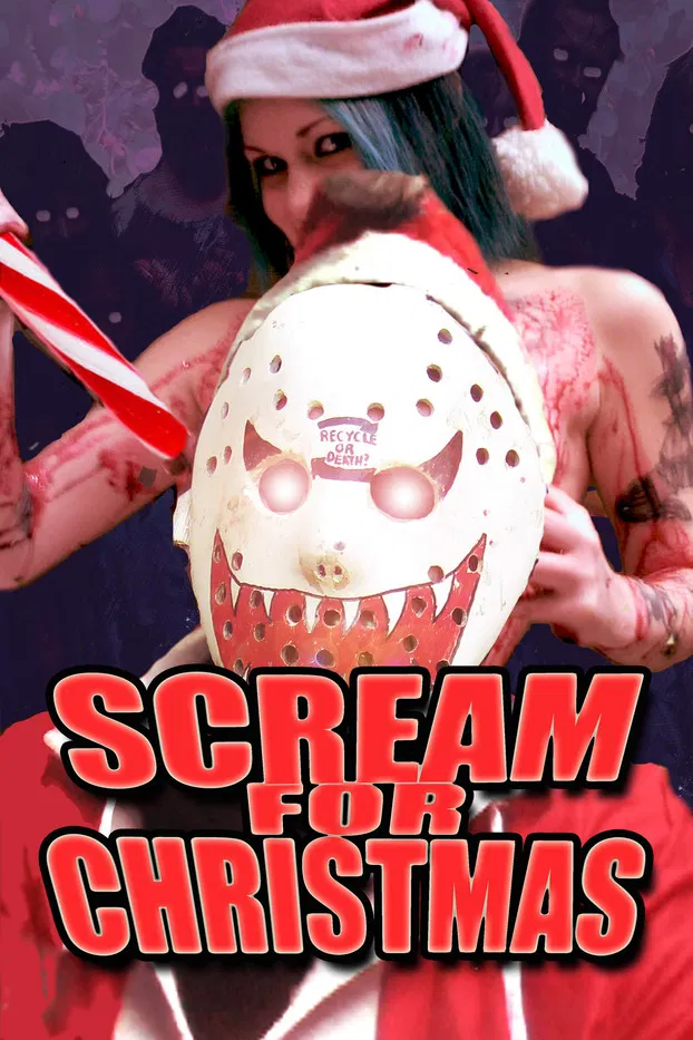 Scream For Christmas poster background