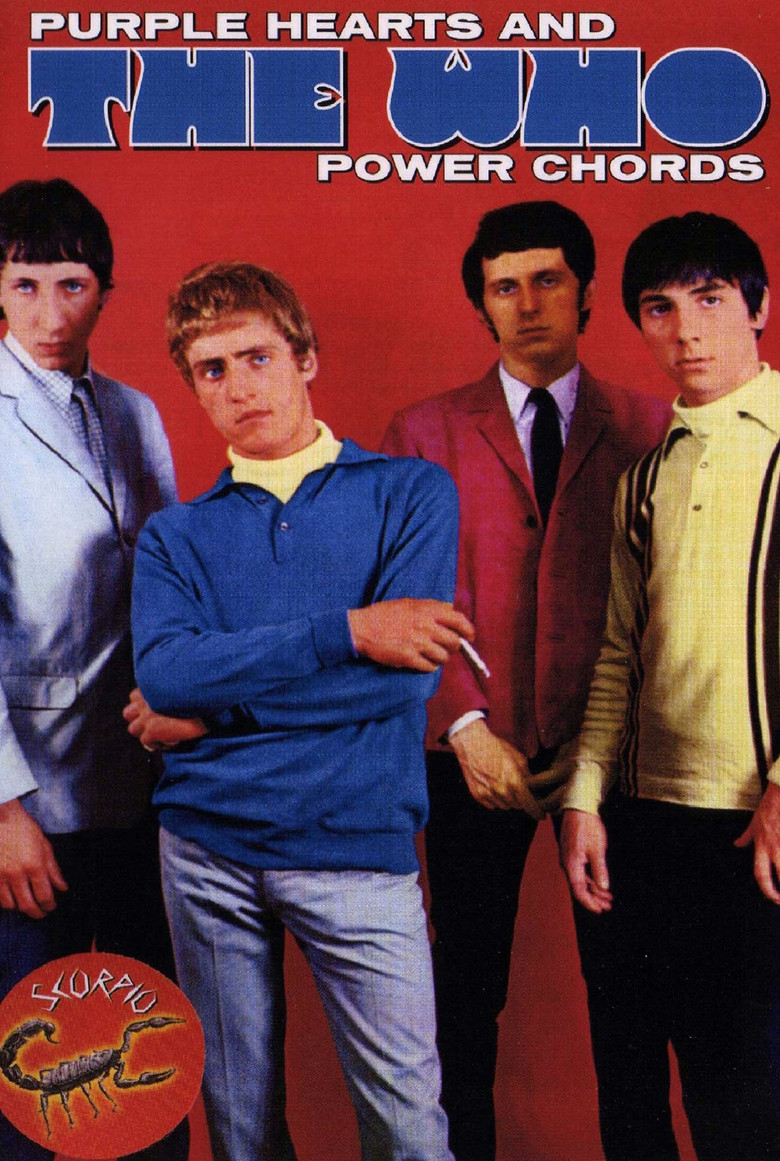The Who:  Purple Hearts and Power Chords poster background