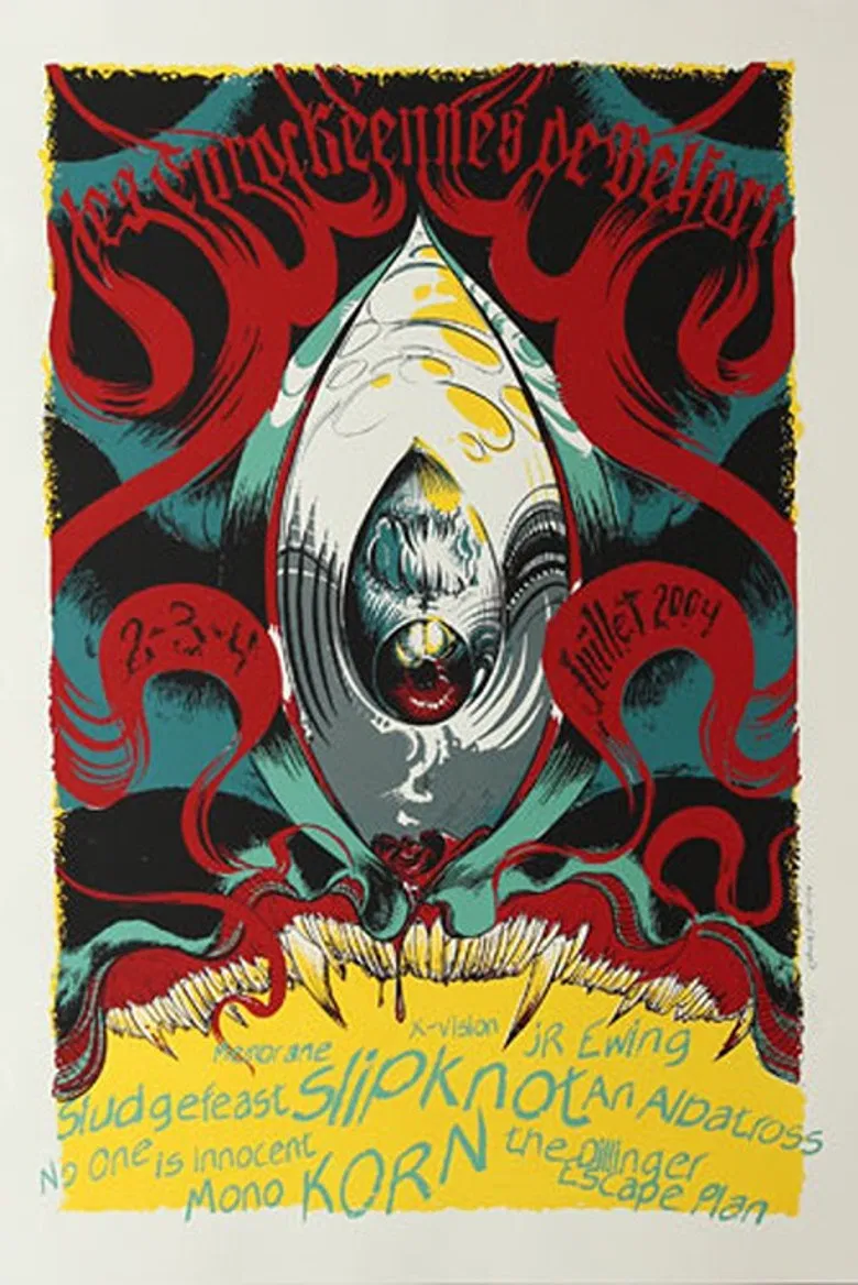 Slipknot - Live at Eurockéennes de Belfort 2004 poster background