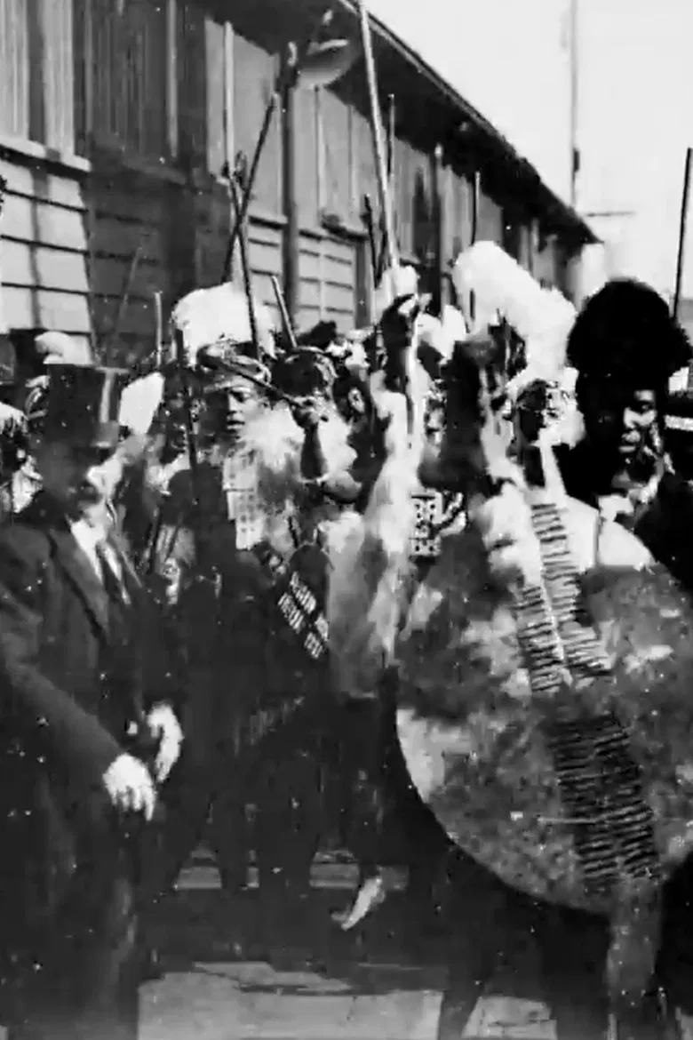 The Landing of Savage South Africa at Southampton poster background