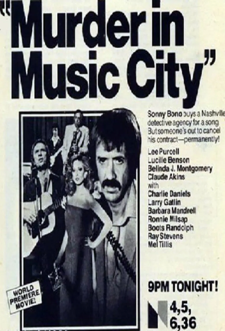Murder in Music City poster background