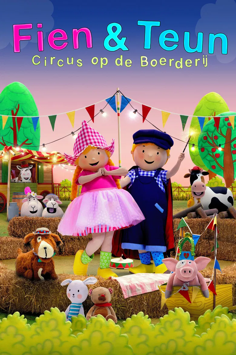 Fien  & Teun: Circus op de boerderij poster background