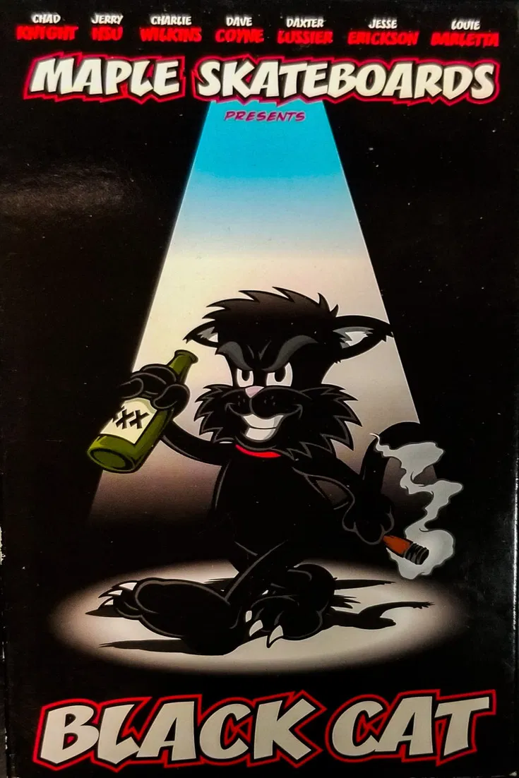Maple Skateboards Presents: Black Cat poster background