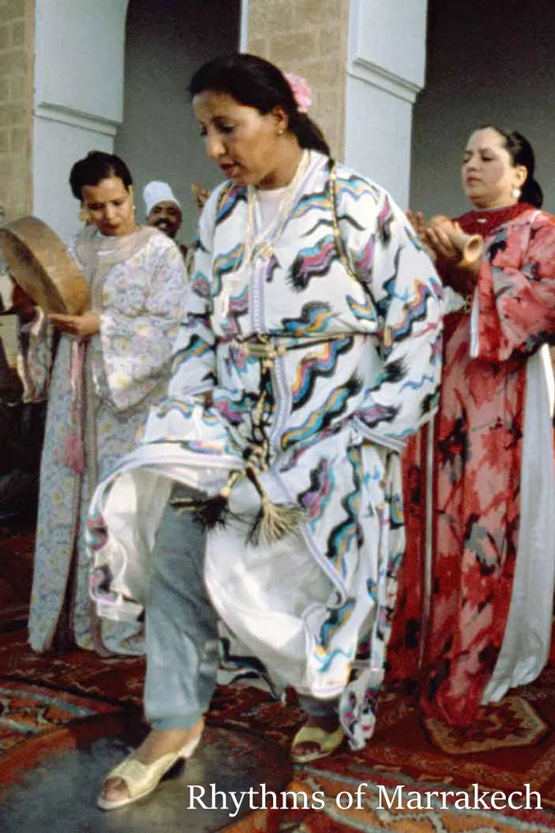 Rhythms of Marrakech poster background