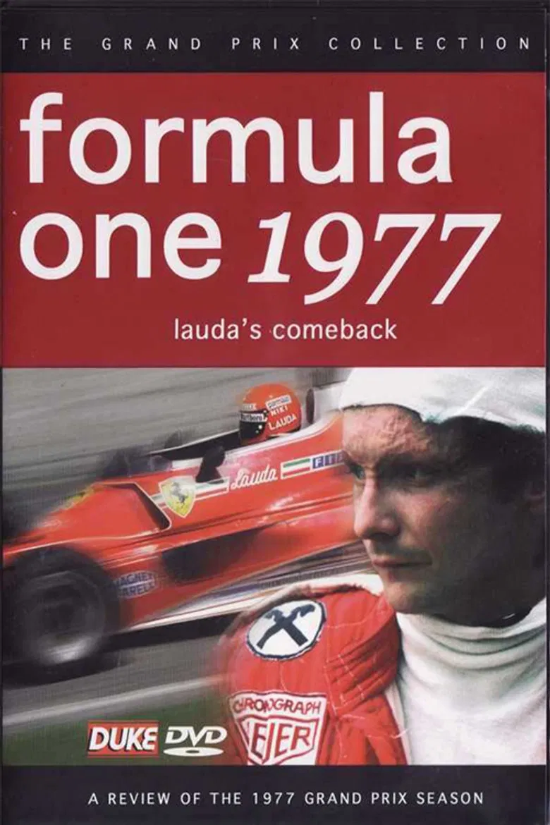 Lauda's Comeback: Formula One 1977 - A Review Of The 1977 Grand Prix Season poster background