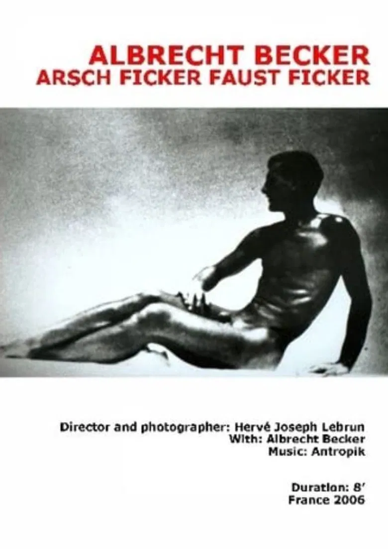 Albrecht Becker - Arsch Ficker, Faust Ficker poster background