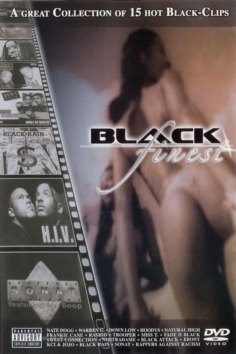 Black Finest: A Collection of 15 Hot Black-Clips poster background