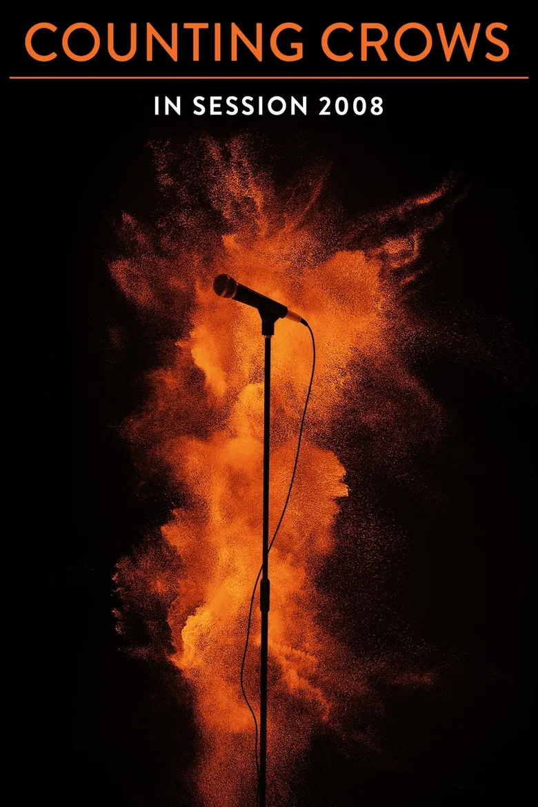 Counting Crows in Session 2008 poster background