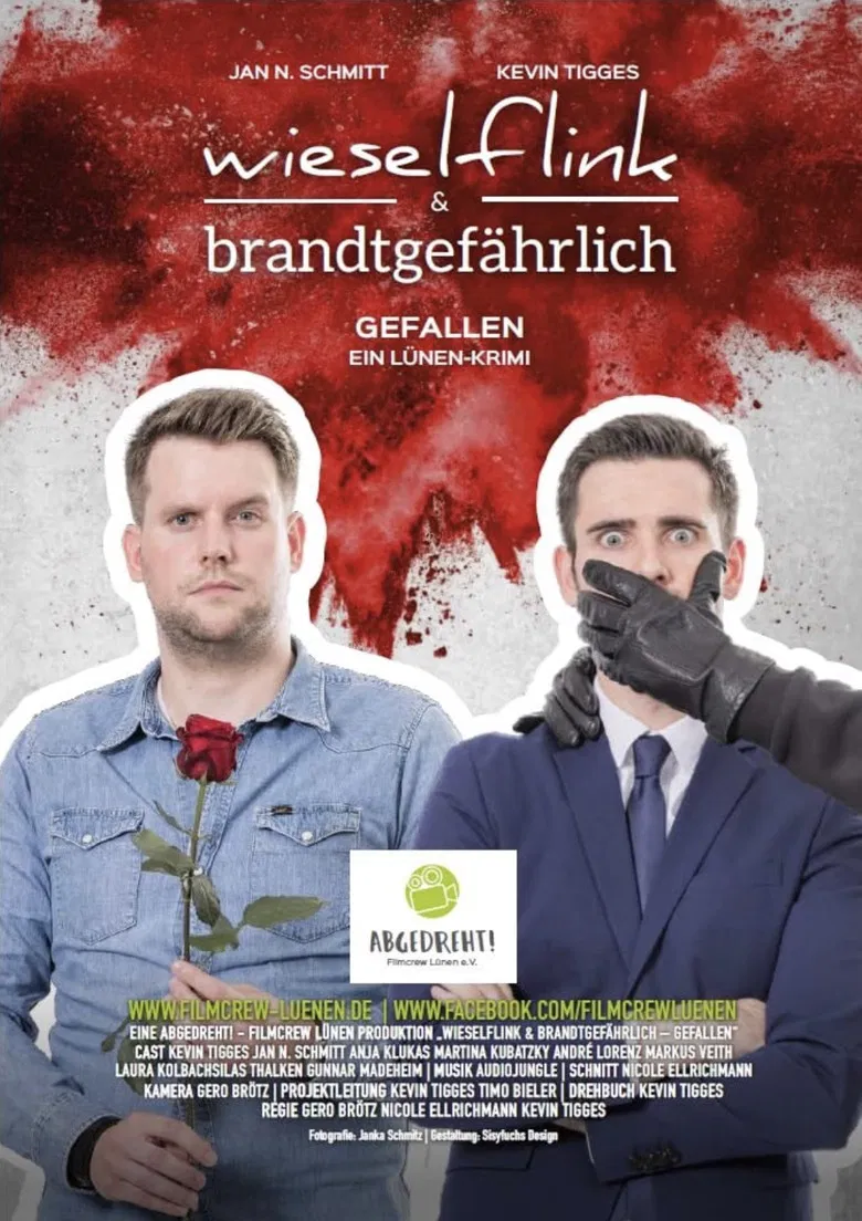 Wieselflink & Brandtgefährlich - Gefallen poster background